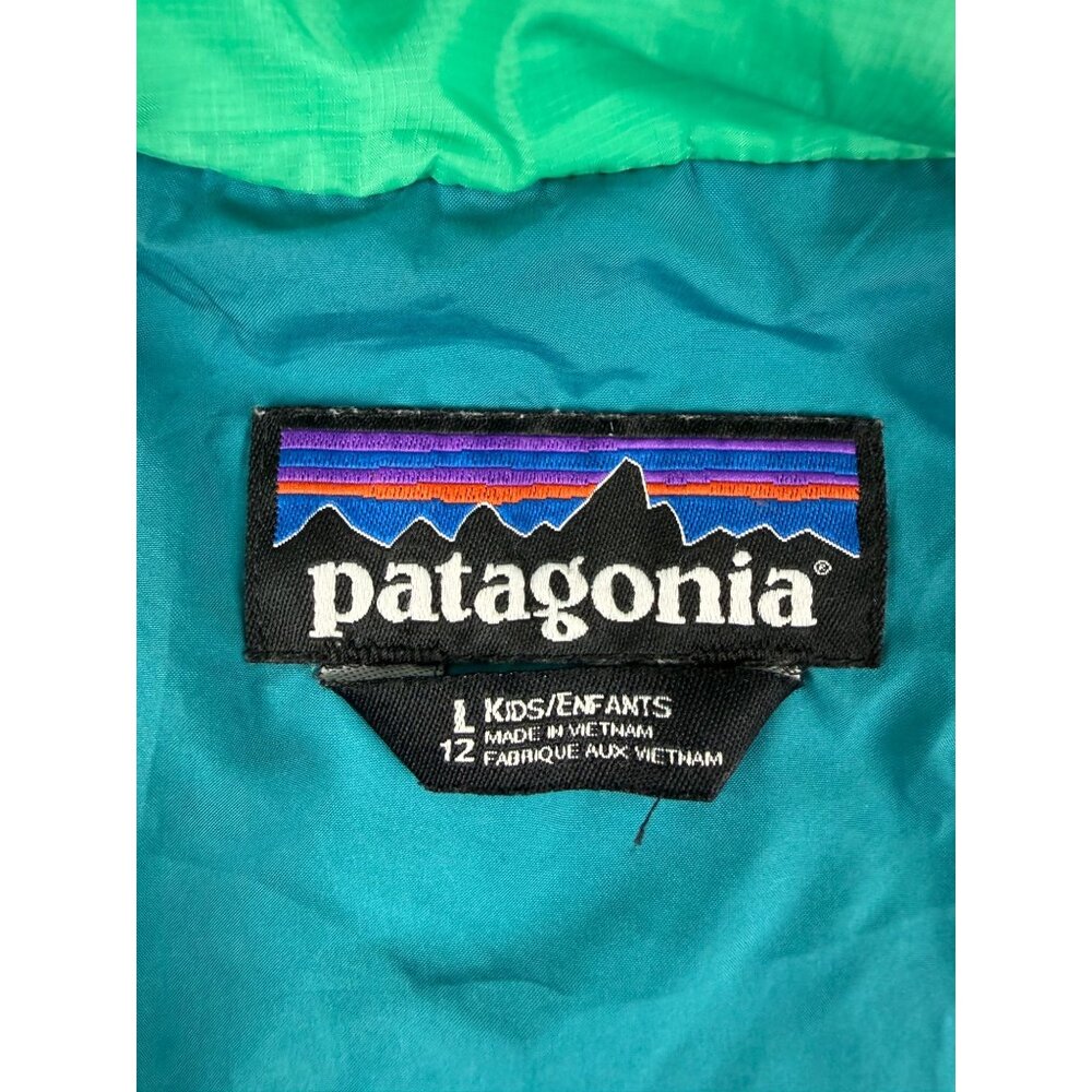 Patagonia Nano Puff Jacket Girls Large 12 Green Primaloft Insulated Puffer - Picture 3 of 6
